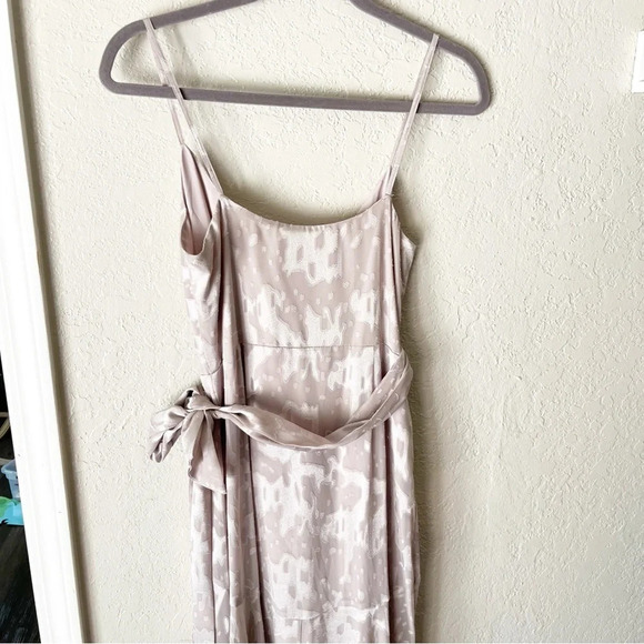 ANTHROPOLOGIE BHLDN Hutch Alden Wrap Maxi Dress Gown in Dove Grey S - Picture 9 of 13